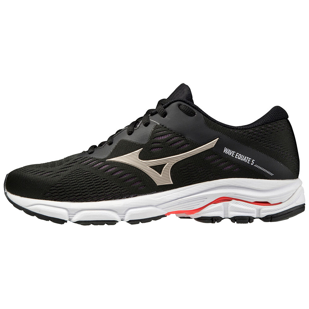 Scarpe Running Mizuno Wave Equate 5 Donna - Nere/Oro/Rosse - 41732-NRDM